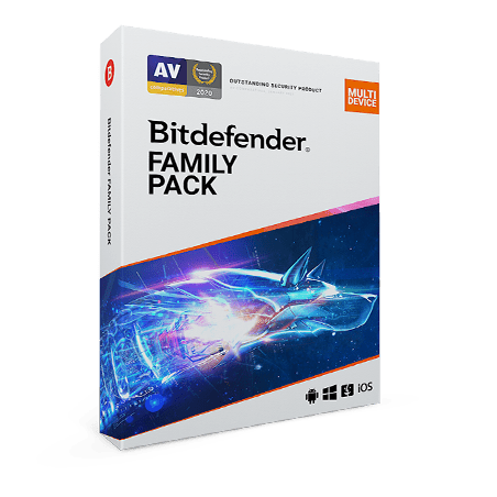 Bitdefender Family Pack – 2-Years / 15-Devices – Global