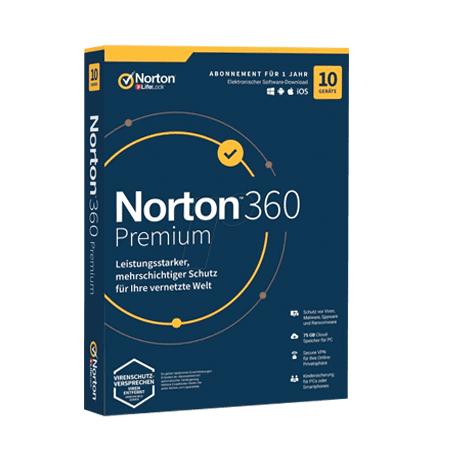 Norton 360 Premium – 1-Year / 10-Device – USA/Canada